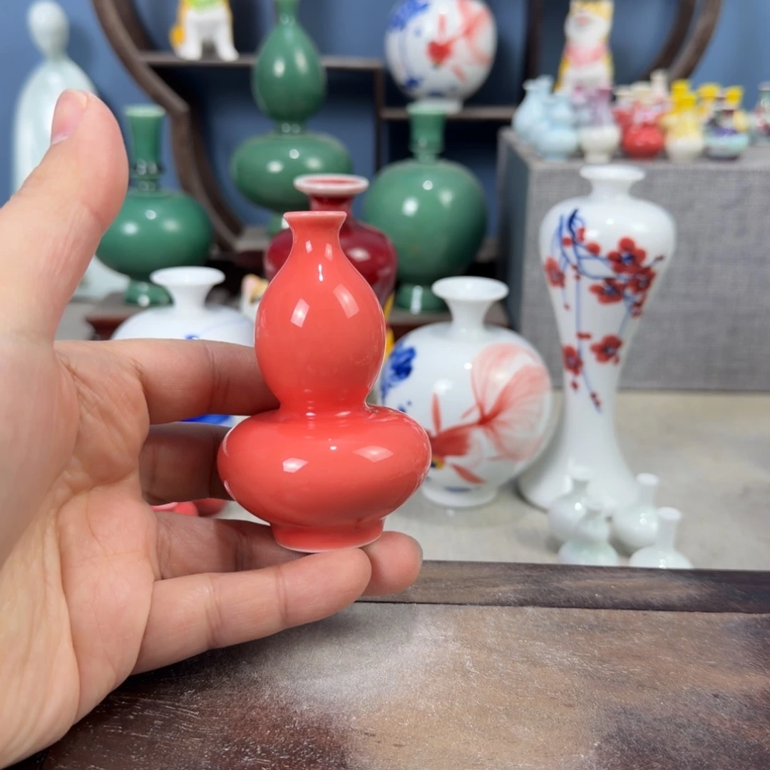 陶瓷手工小花器摆件