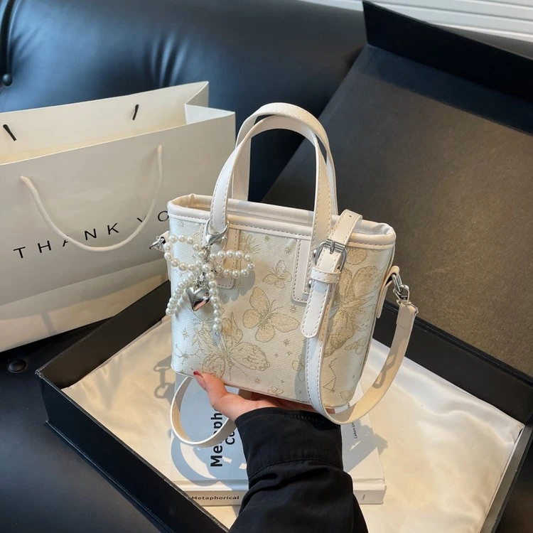 法式流行水桶包包小众新款时尚单肩百搭专用洋气潮斜挎包手提包