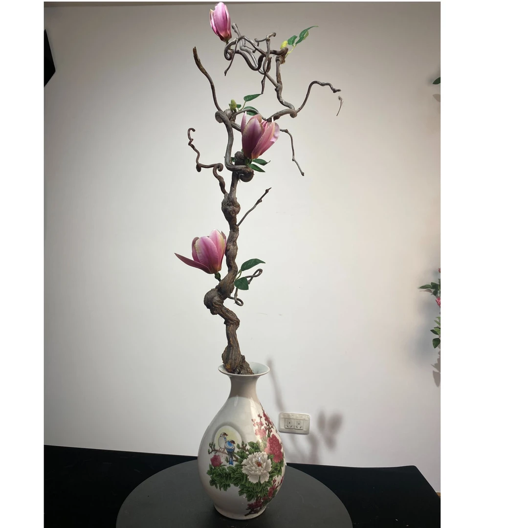 百年枯木纯手工打造室内仿真盆景艺术孤品摆件
