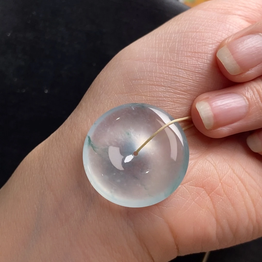 翡翠未镶嵌颈饰27.8-5.9