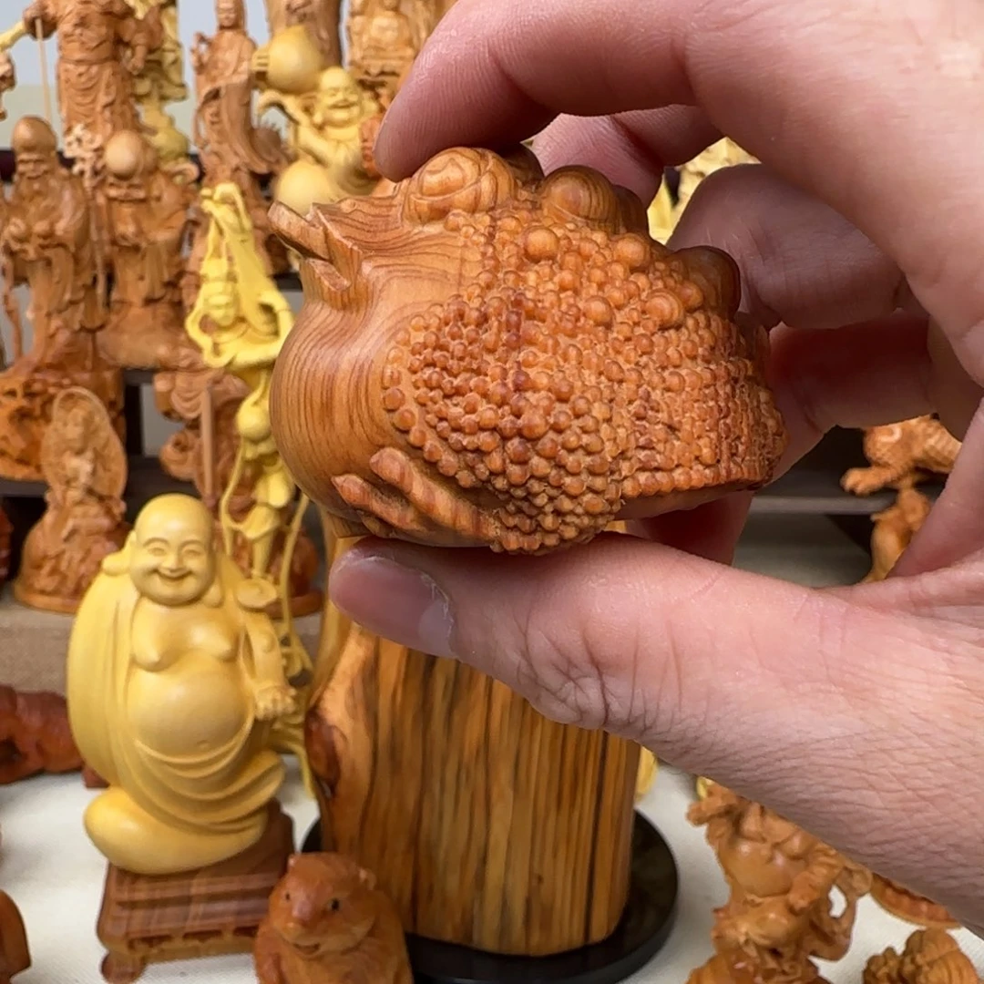 柏木（崖柏）小木匠艺雕一物一拍