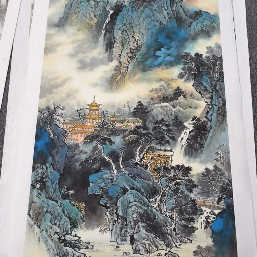 国画绘画作品多次参加140.70无款无章