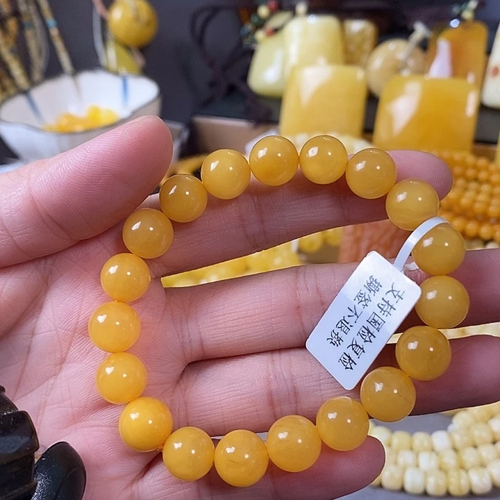 琥珀未镶嵌裸石单圈