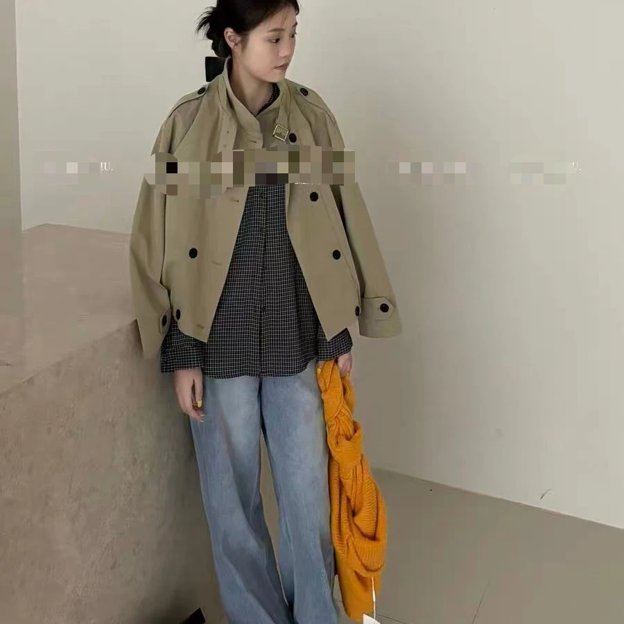 小橙子 短款立领外套