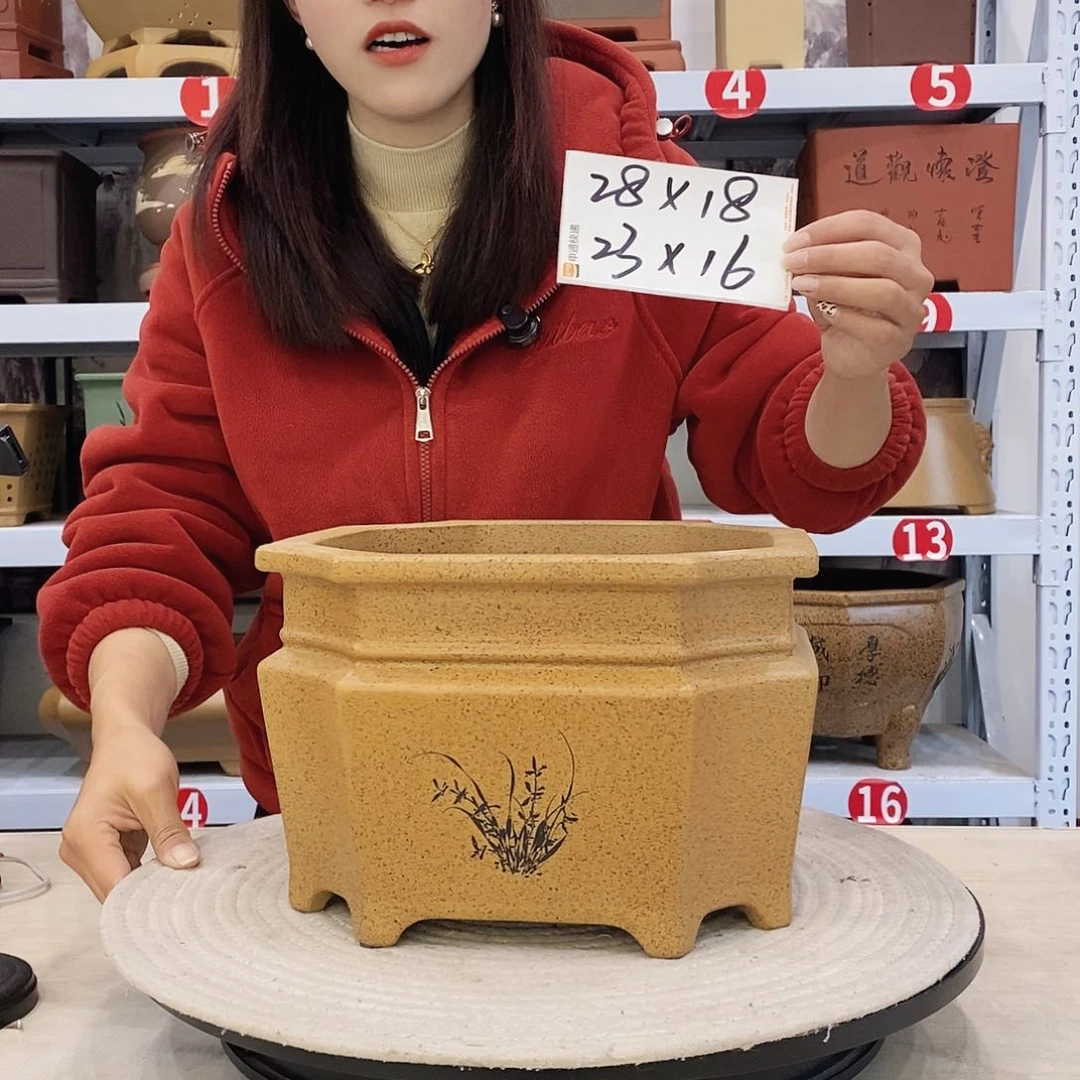 紫砂花盆紫砂花盆