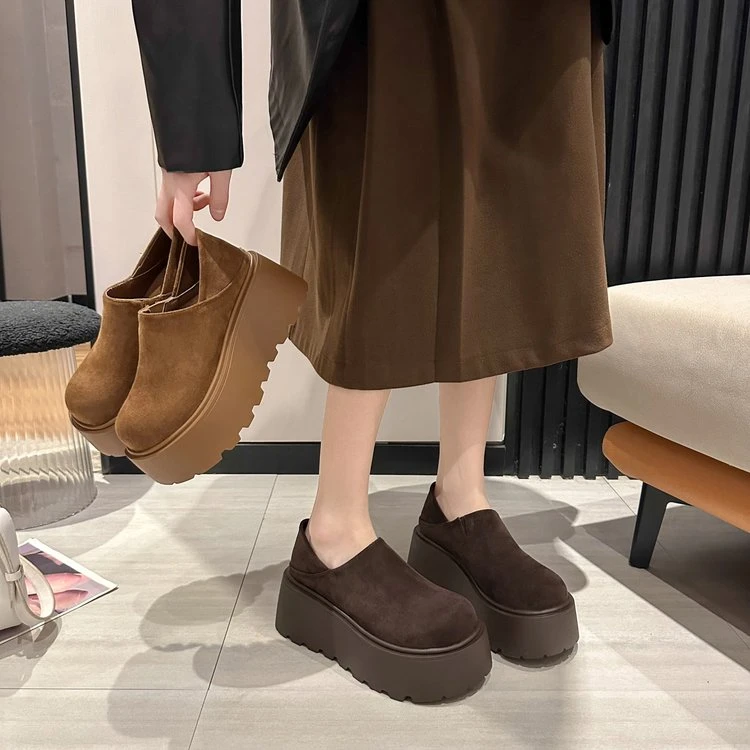 欧若风春季新款厚底7CM舒适勃肯鞋女鞋两穿拖鞋Q9809