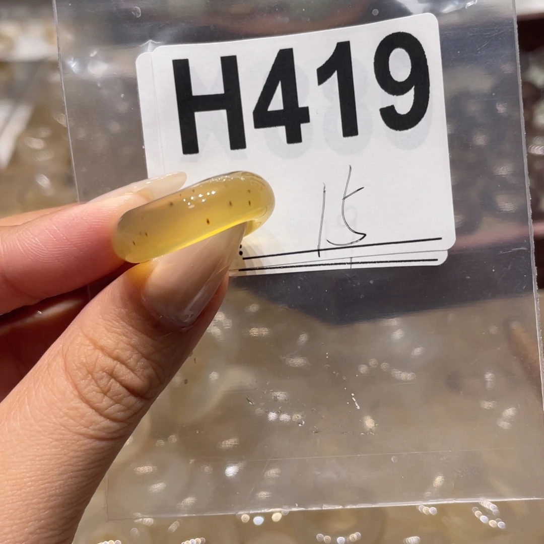 玛瑙/玉髓未镶嵌戒指419