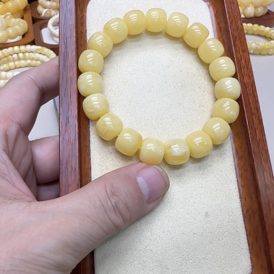 蜜蜡未镶嵌手串蜜蜡手串