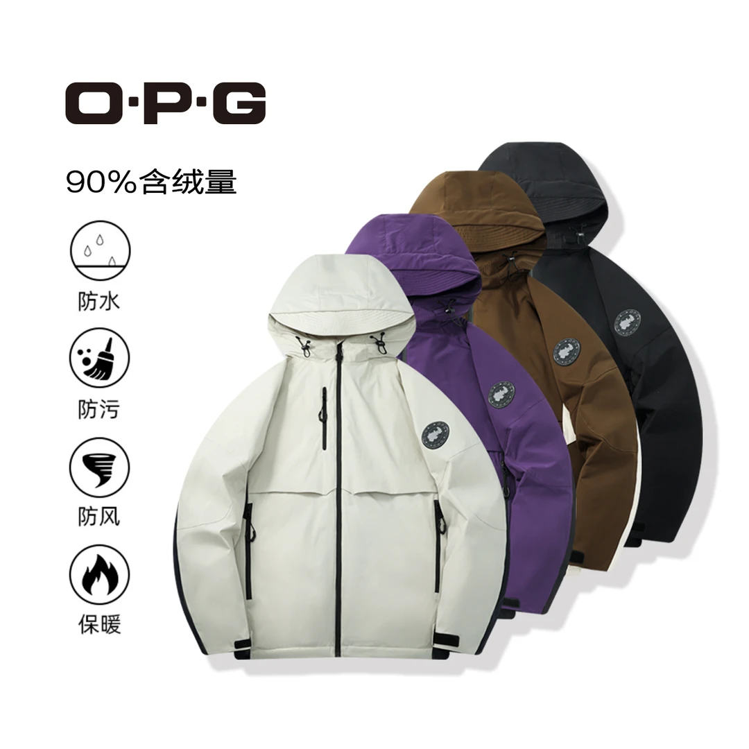 【户外潮牌情侣羽绒服】遥发服装冬季新款羽绒服宽松外套1838