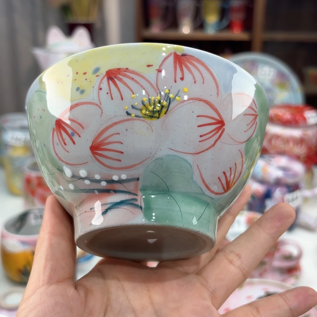 景德镇手绘高温釉下彩陶瓷茶具