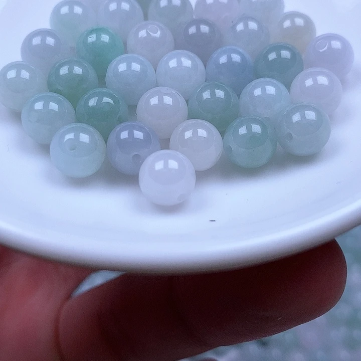 翡翠散珠翡翠翡翠卡7.8。 50颗100元