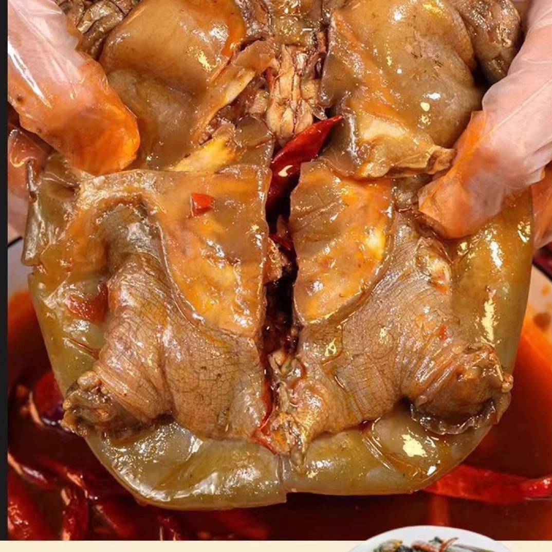 即食麻辣甲鱼3两起五香甲鱼卤味熟食休闲