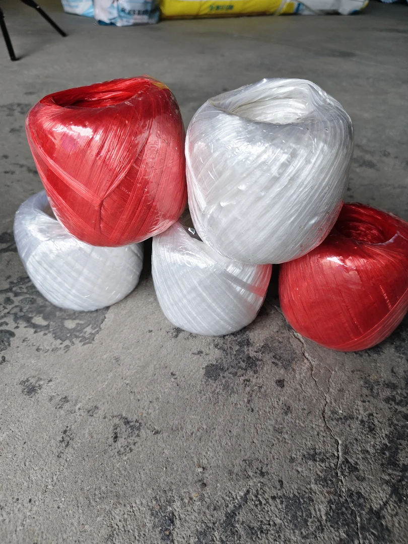 2个塑料绳缠绕球 使用方便耐磨损 多功能打包绳颜色可选