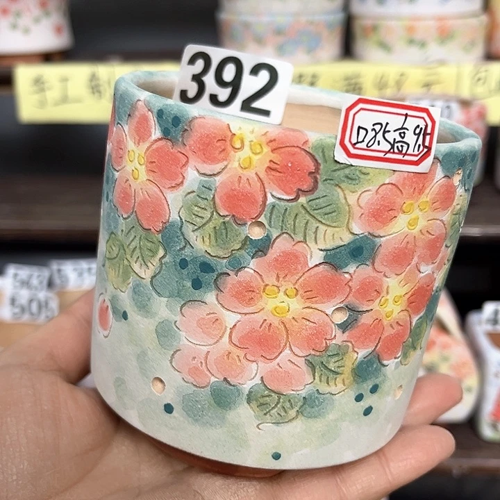 红陶小*甲手工多肉植物花盆