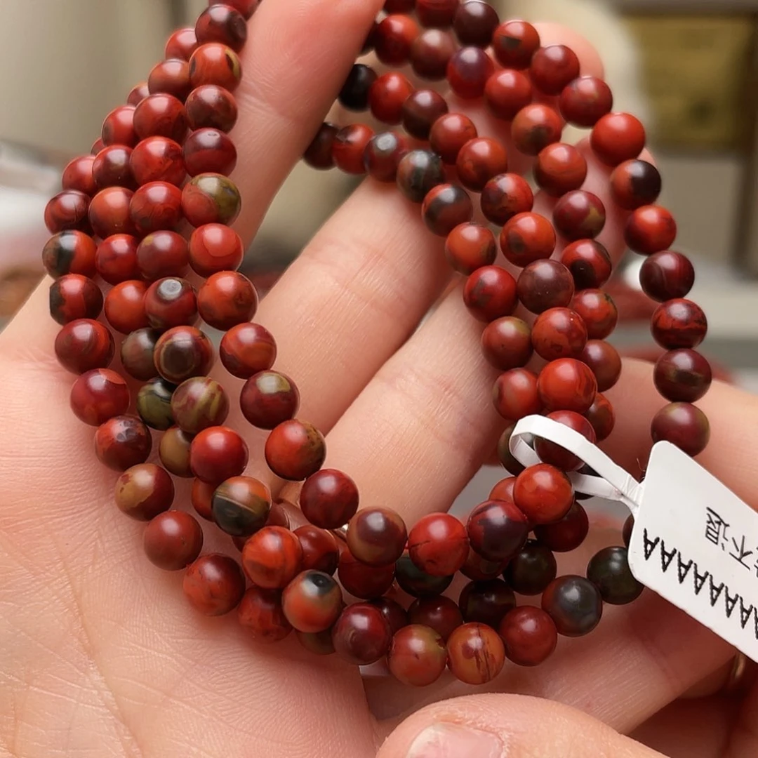 南红玛瑙手链未镶嵌