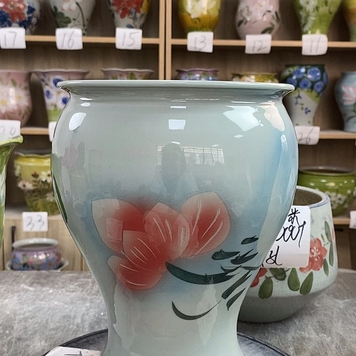 罐2xc景德镇陶瓷花盆