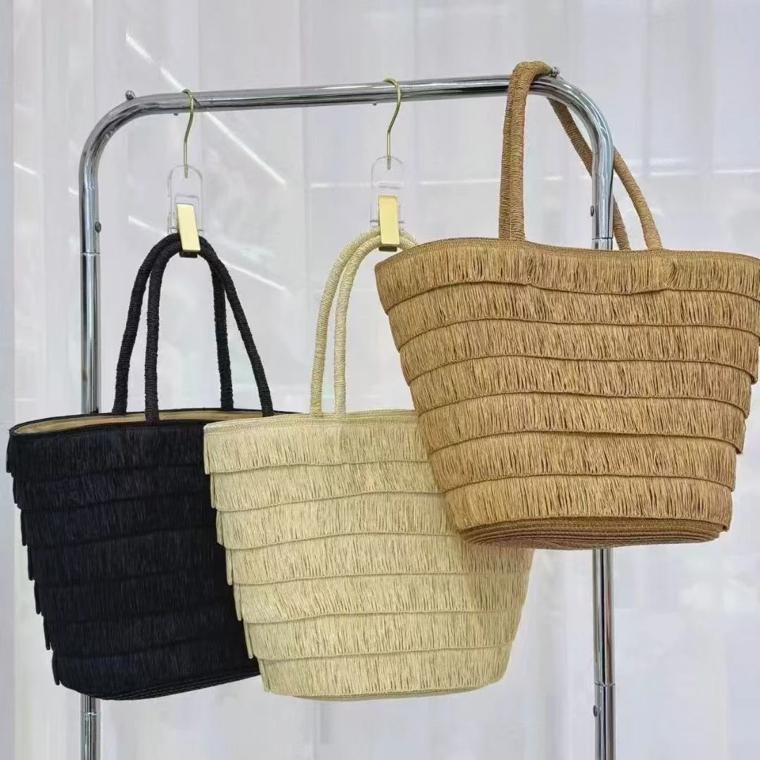 水洗手提式夏季时尚单肩肩包镂空单肩包沙滩包百搭