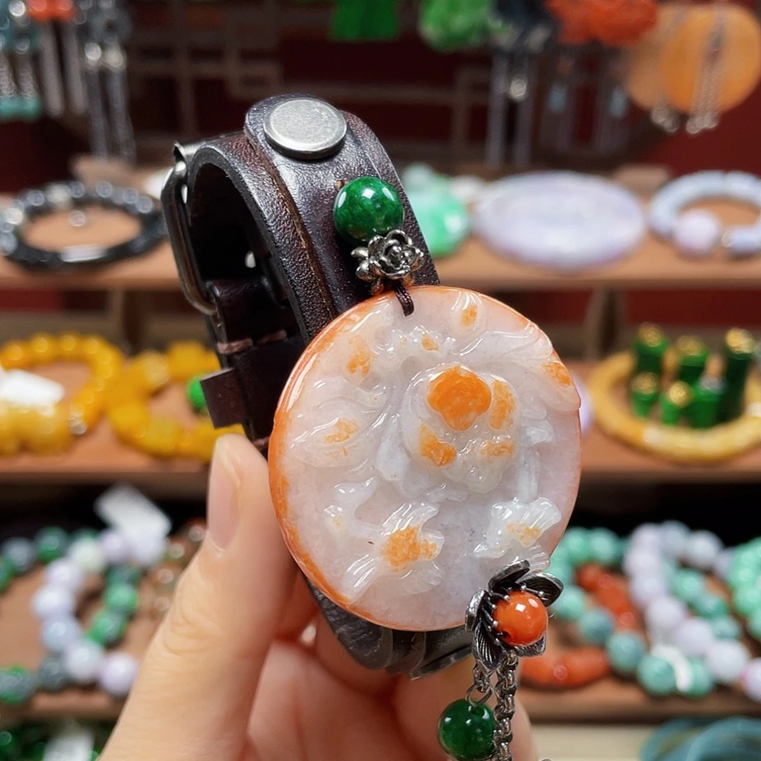 翡翠未镶嵌手链饰品