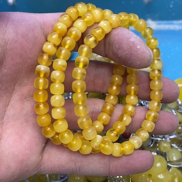 蜜蜡裸石未镶嵌多样性发货其一