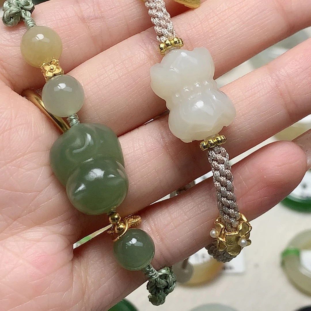 未镶嵌手链和田玉多样性发货 拍一发一   防拍价