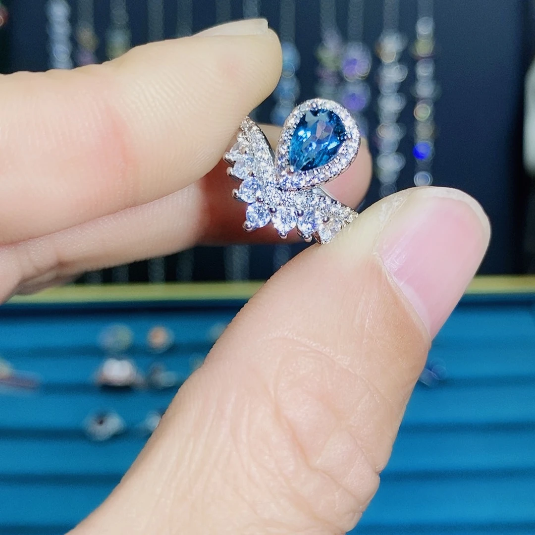 紫晶珠宝半成品银S925镶嵌