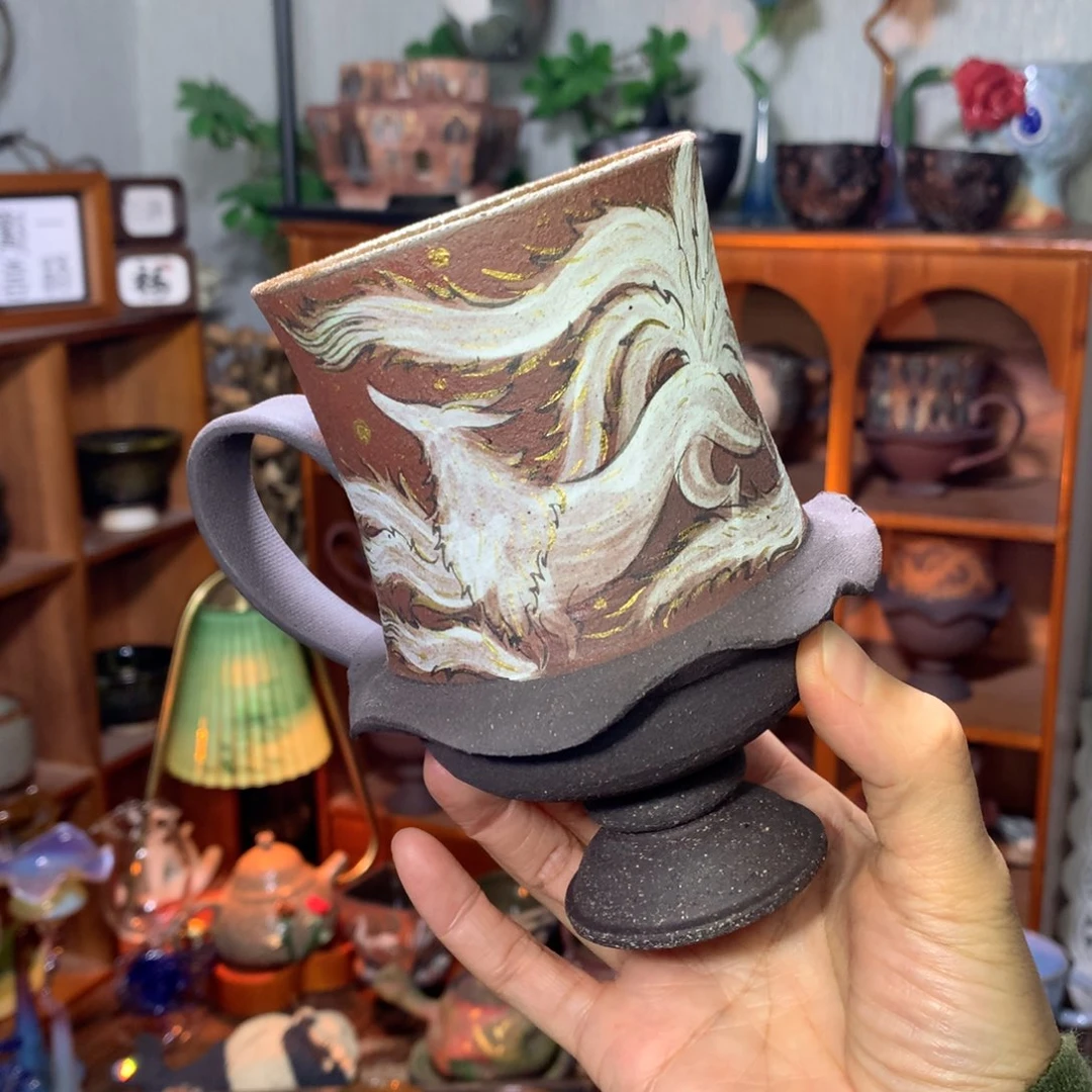 紫砂｜九尾狐仙·紫砂杯