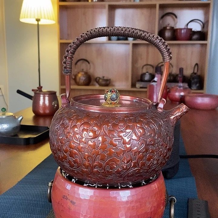解***意纯手工制作一铜壶制作