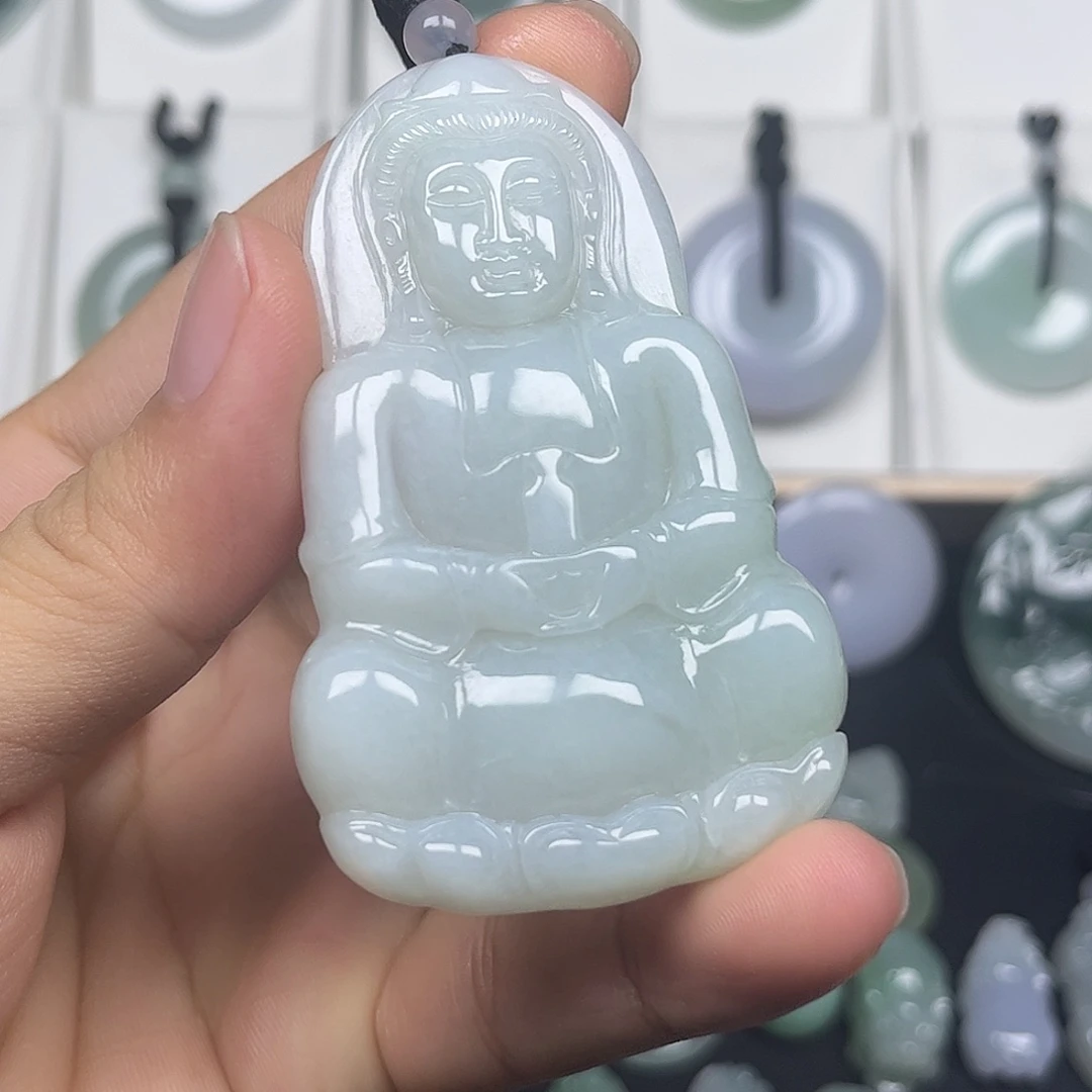 翡翠未镶嵌颈饰缅甸天然翡翠