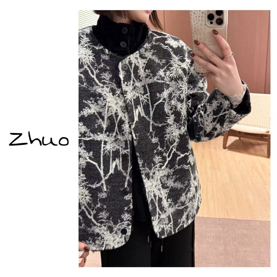 Zoe 原创【霜染】冬季加绒超厚实保暖显瘦百搭宽松时尚外套