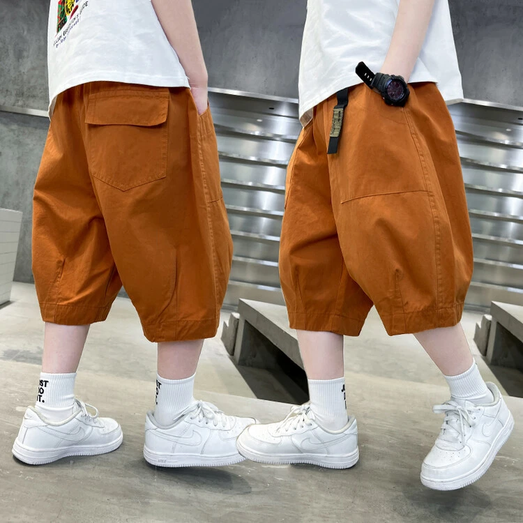 男童夏季短裤2025新款儿童帅气五分裤小男孩薄款夏装裤子男宝痞帅