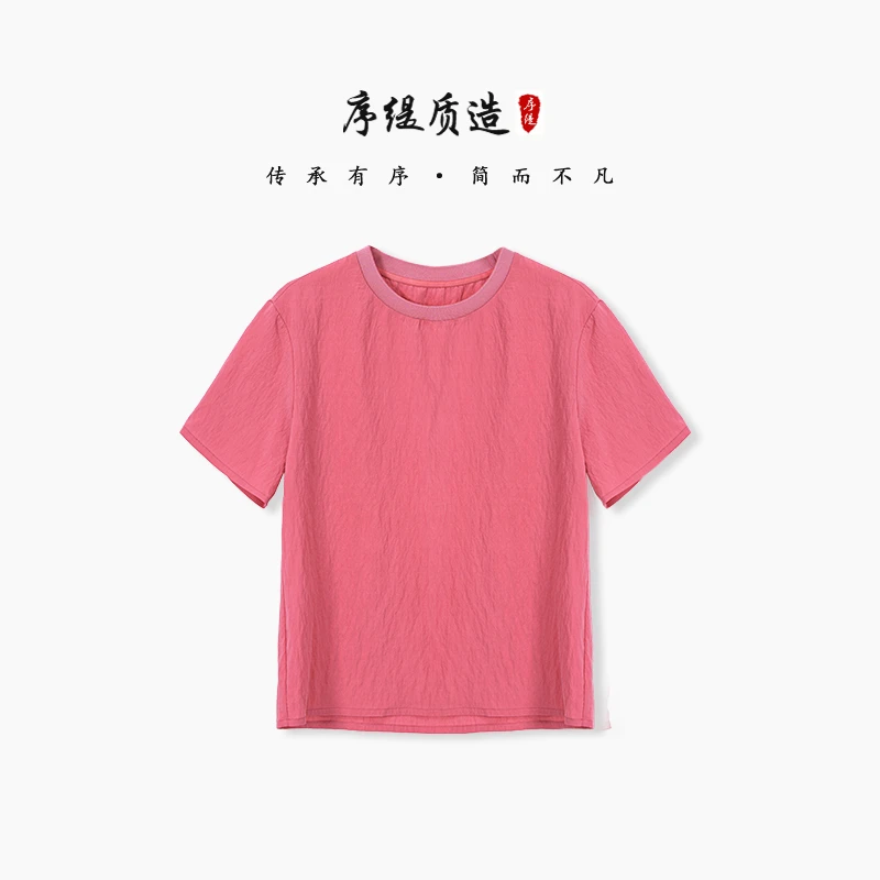春夏新款国风新中式女士桑蚕丝上衣F18-111222