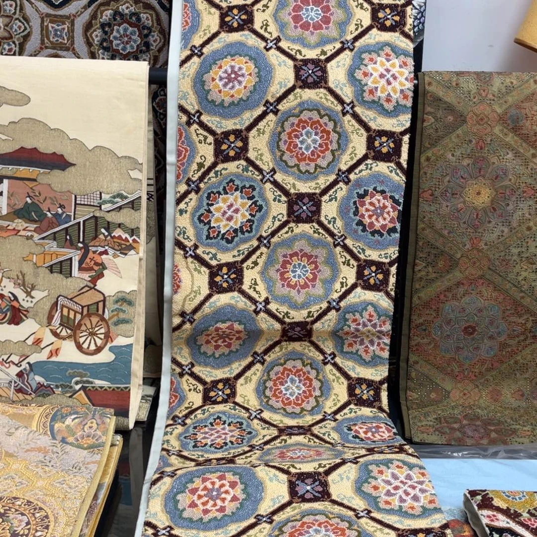 织绣唐锦西阵织 打籽绣31