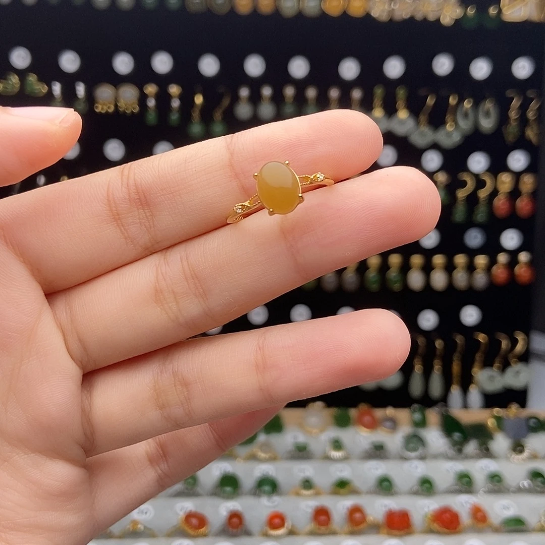 和田玉银S925镶嵌颈饰