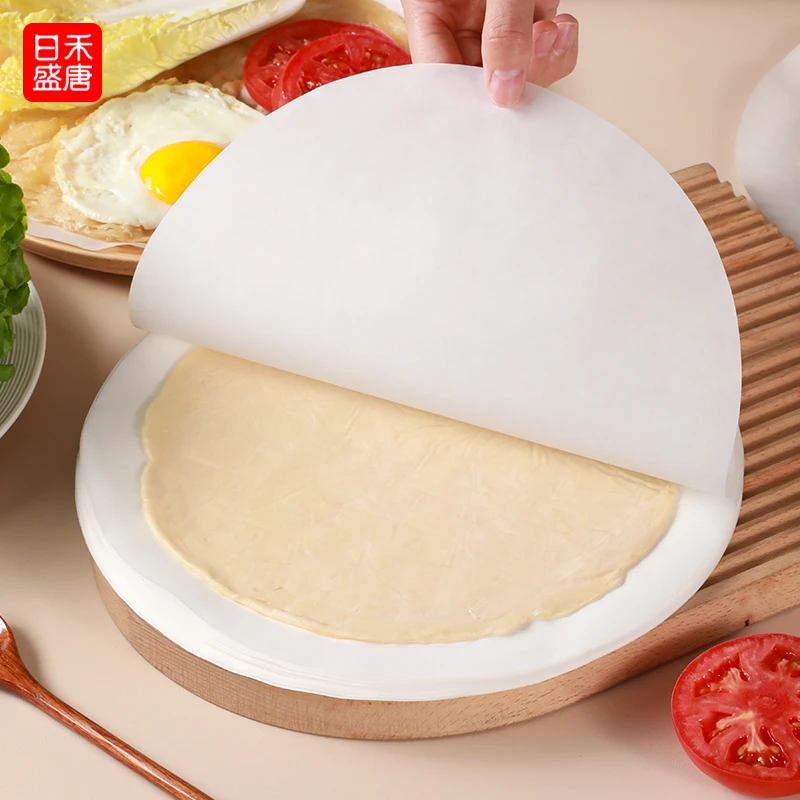 手抓饼隔离膜油纸冷冻纸不粘纸圆形烘焙纸油纸烤箱家用不沾家用纸