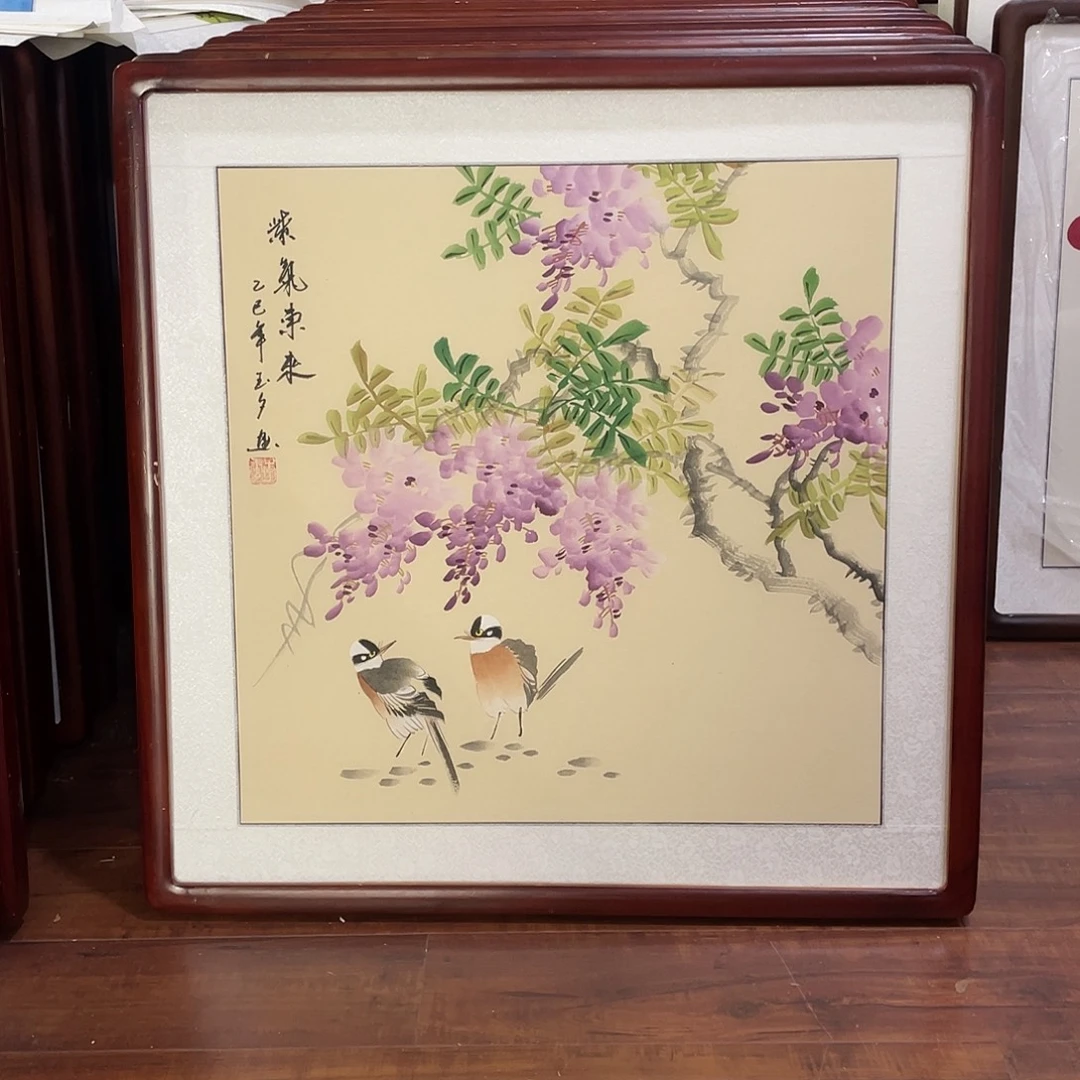 国画带框尺寸63*63厘米