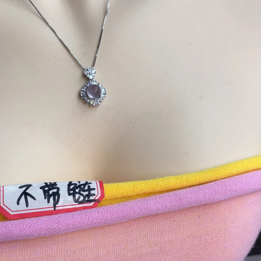 银S925镶嵌颈饰萤石