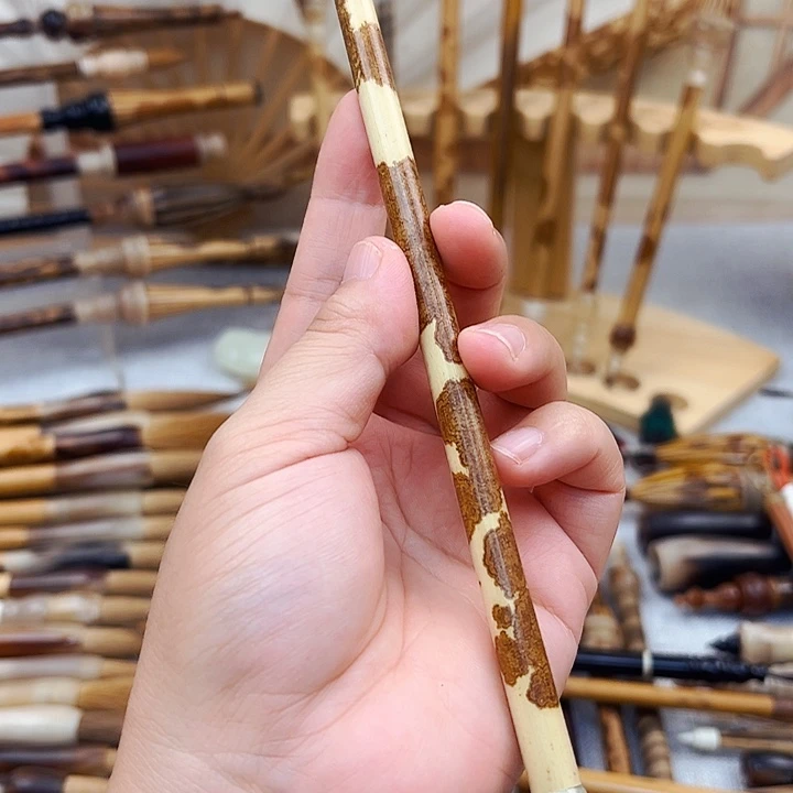 纯狼毫素秋作品毛笔