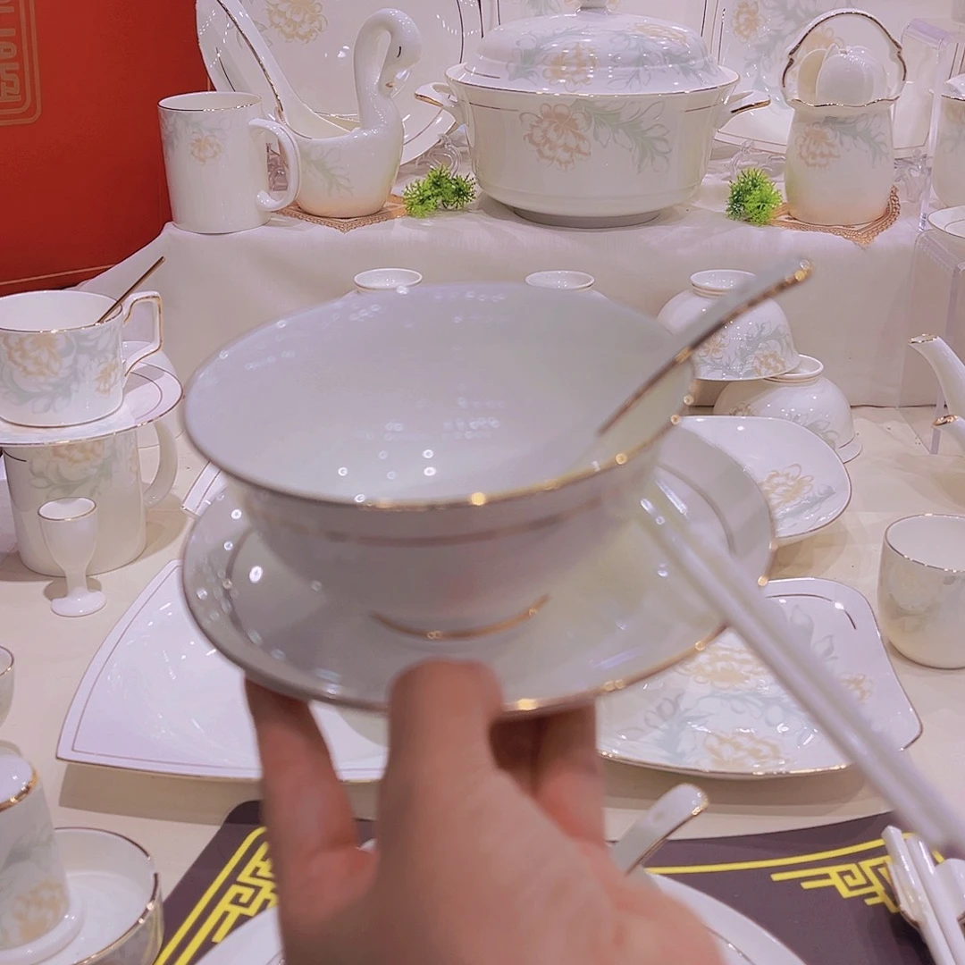 瓷景德镇金镶玉单拍