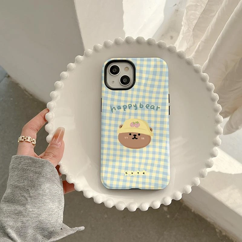 帽子格熊适用苹果15promax手机壳iphone14promax手机套13菲林硬壳