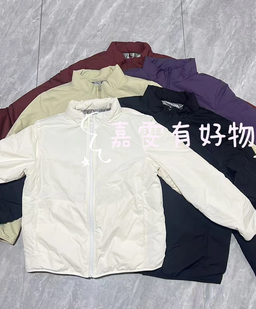 【68710】女款羊毛立领轻量休闲短外套