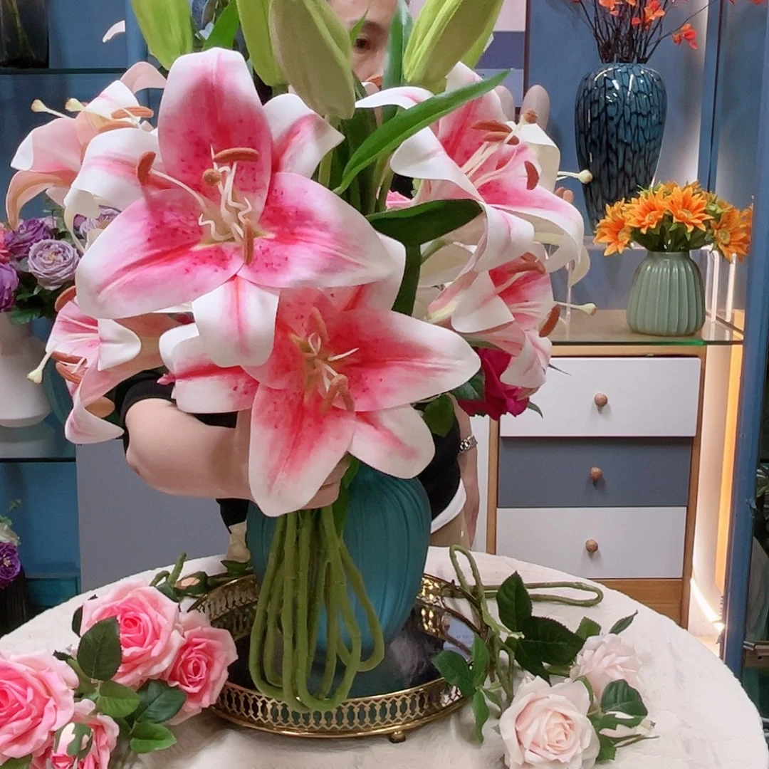 3头百里合4粉2白花