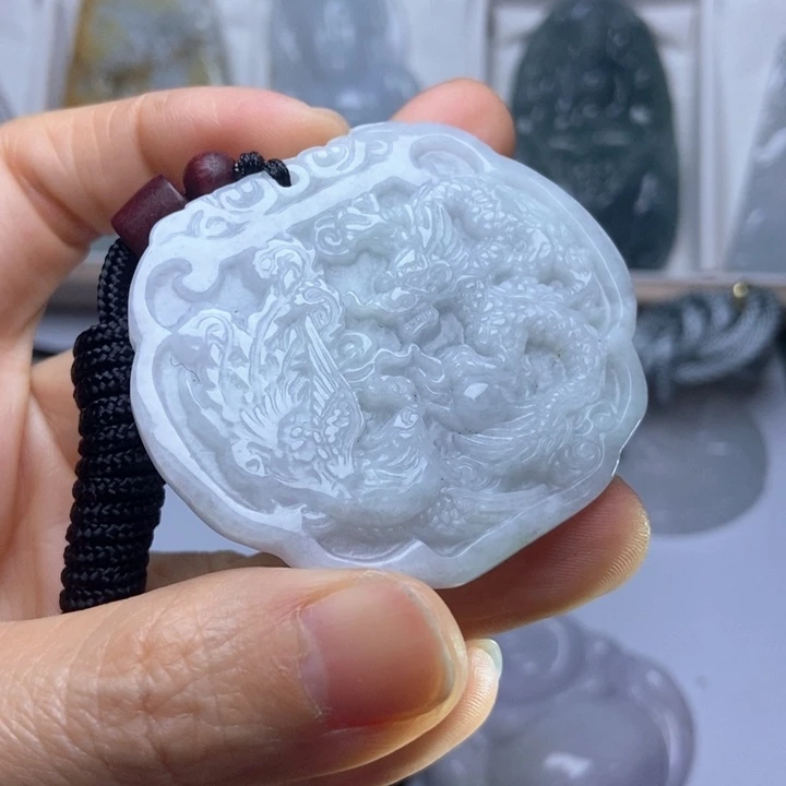 翡翠未镶嵌挂件翡翠