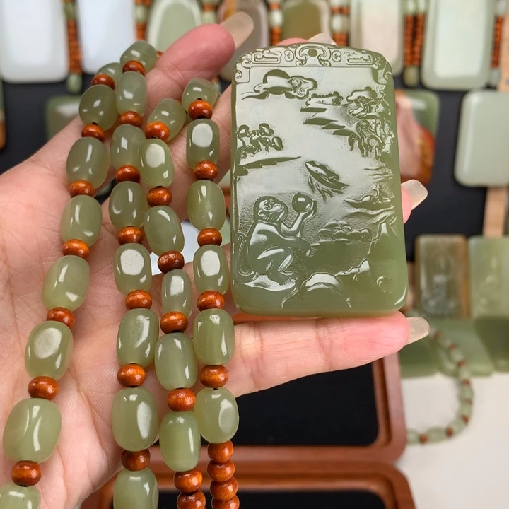 昆仑山脉料子挂件