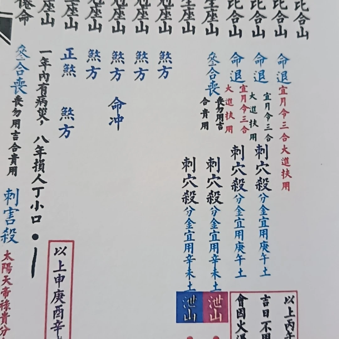 六十仙命典24山吉凶定局