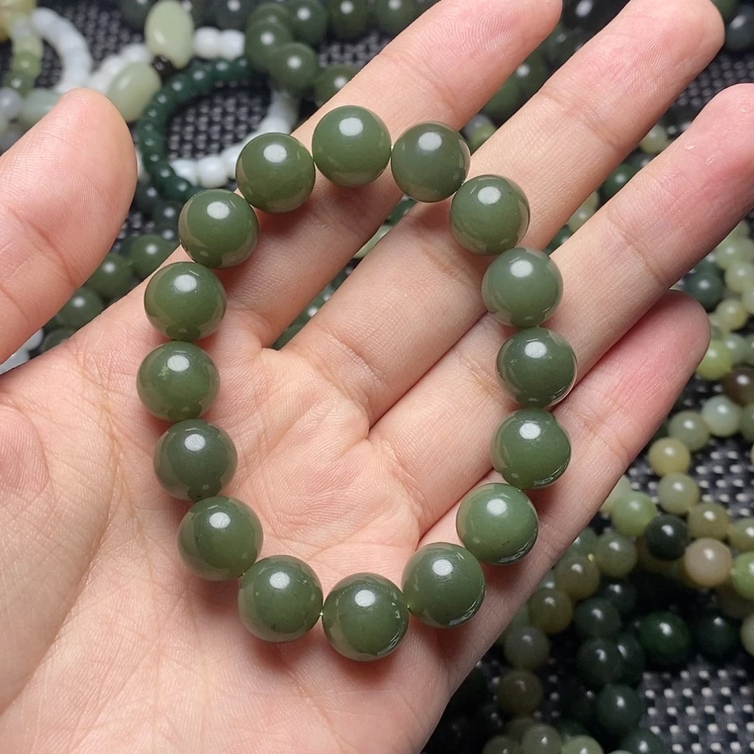 和田玉未镶嵌手串30