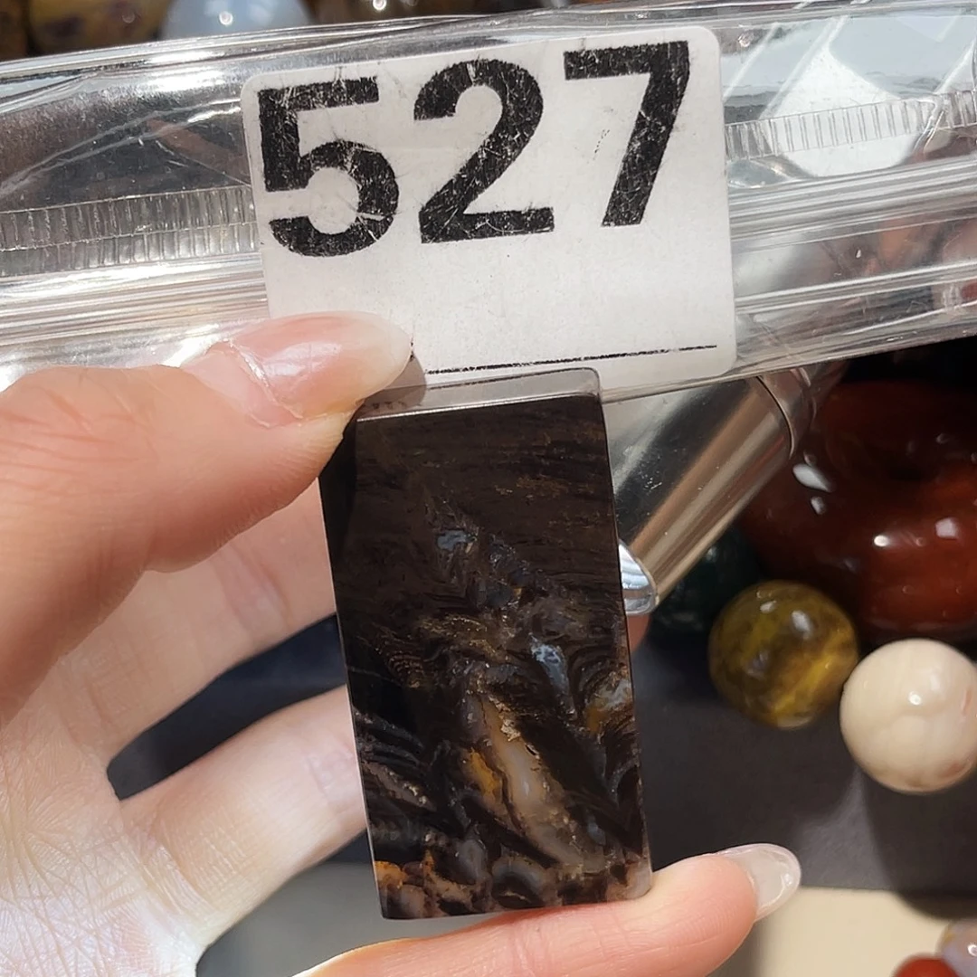 硅化玉未镶嵌天然北票硅化玉吊坠