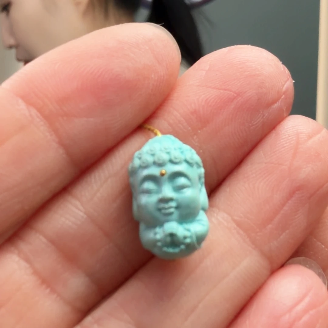 绿松石未镶嵌颈饰