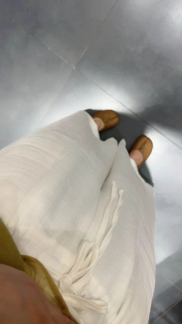 YOYO家好穿百搭麻料裤子