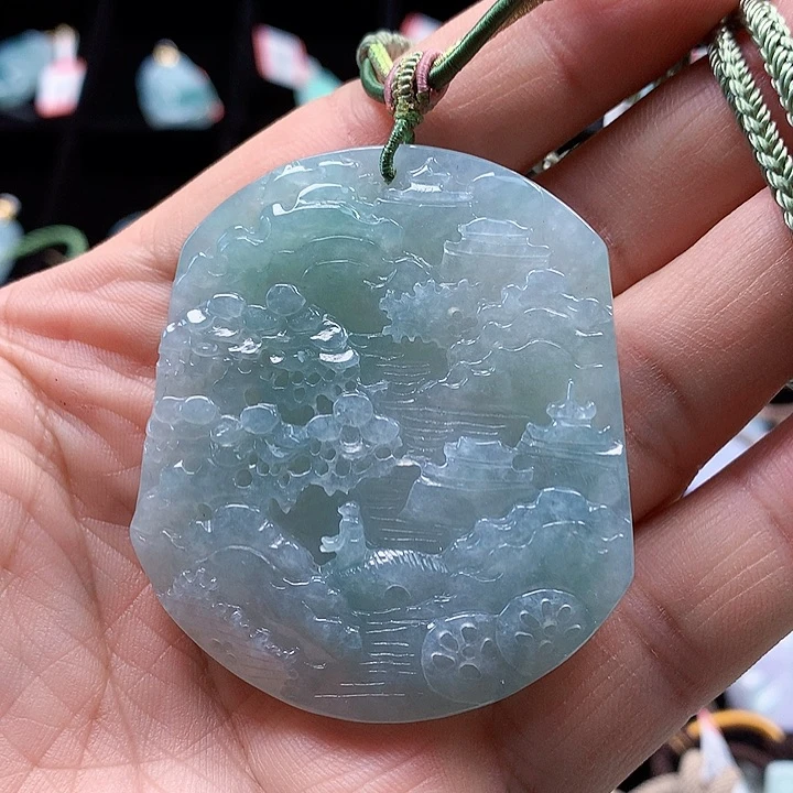 颈饰未镶嵌翡翠翡翠