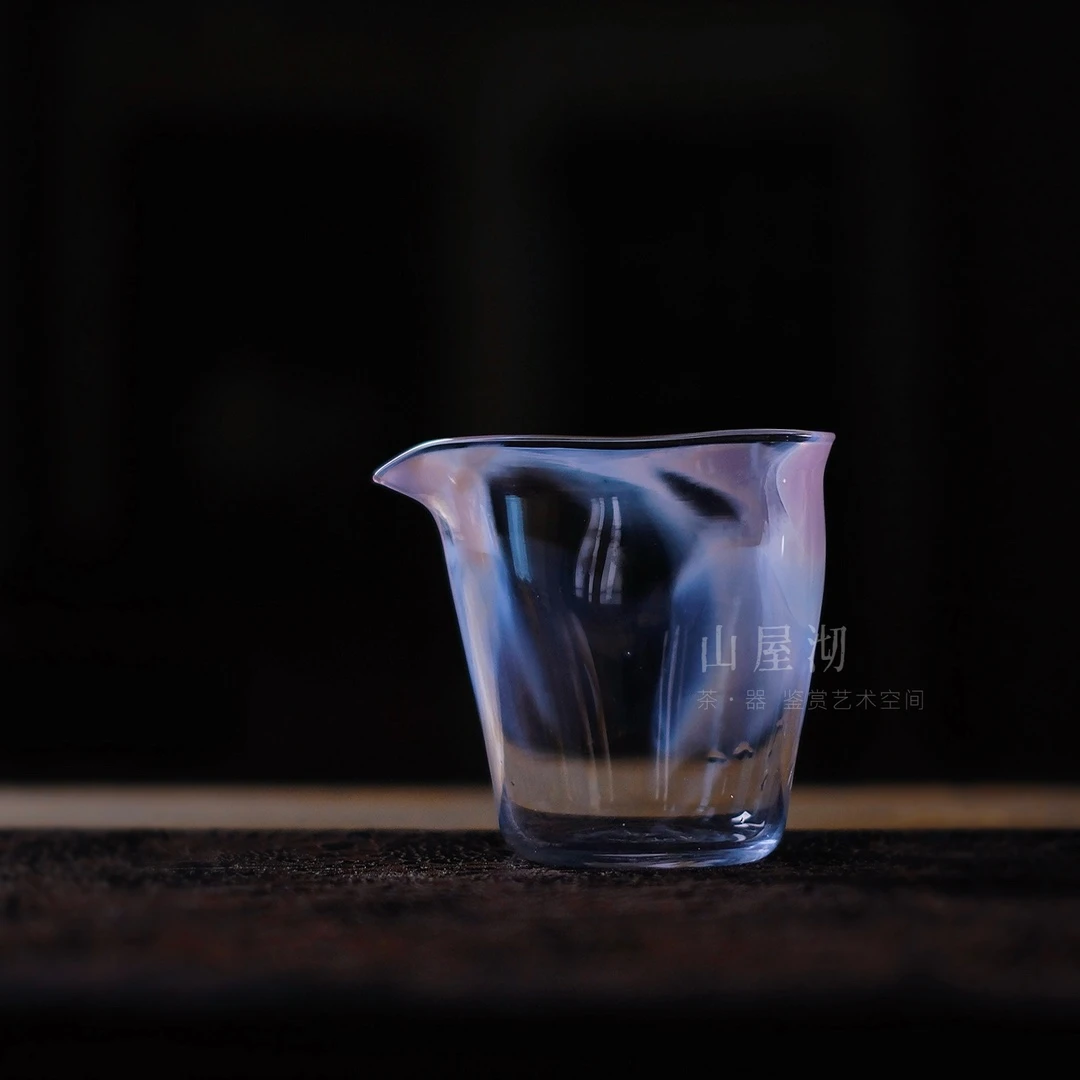 识云琉璃幻紫黎明公道杯（大号）山屋沏精选东方琉璃